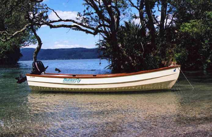 Plans or kit for a wooden motor boat or canoe from Fyne Boat Kits