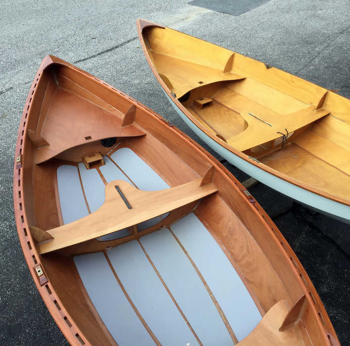 Comparison of the Skerry with broken inwales and without
