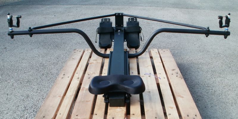 The Big River rowing frame for sliding-seat sculling boats
