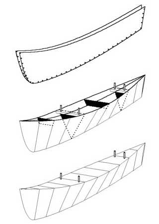 Drop-in canoe outriggers by Michael Storer
