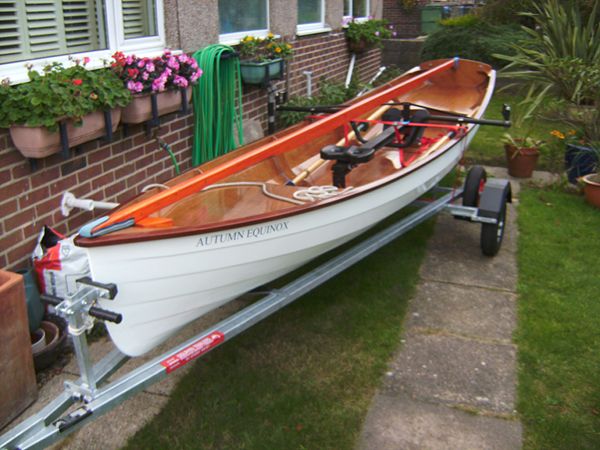 Finished building a rowing boat