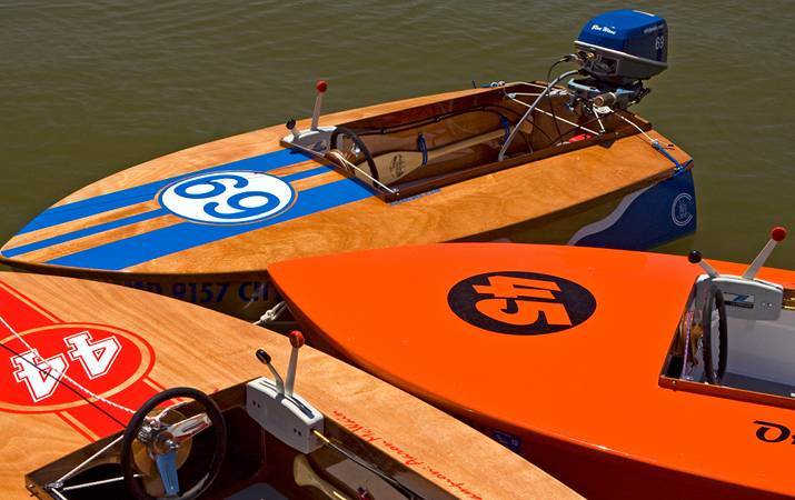 Wooden Racing Boats