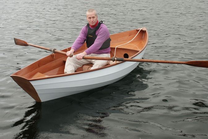 Wooden Row Boat Fast to row dinky dory from
