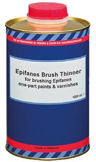 Epifanes brush thinner for brushing or rolling most one-component Epifanes primers, paints and varnishes