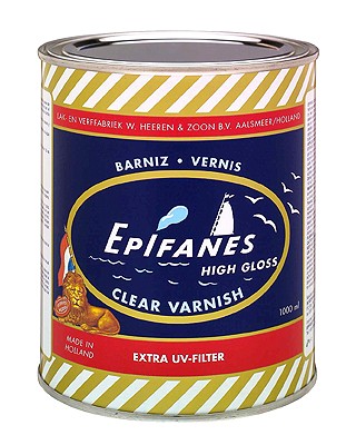 Epifanes clear varnish is a classic one-component high gloss yacht varnish with excellent flexibility and durability