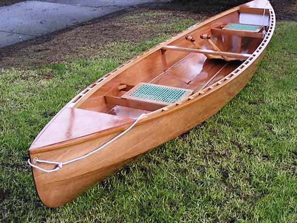 Wooden canoe plans.