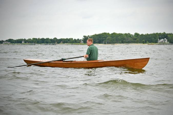The seaworthy Expedition Wherry for fitness-oriented rowers who want to go out in cold or rough water