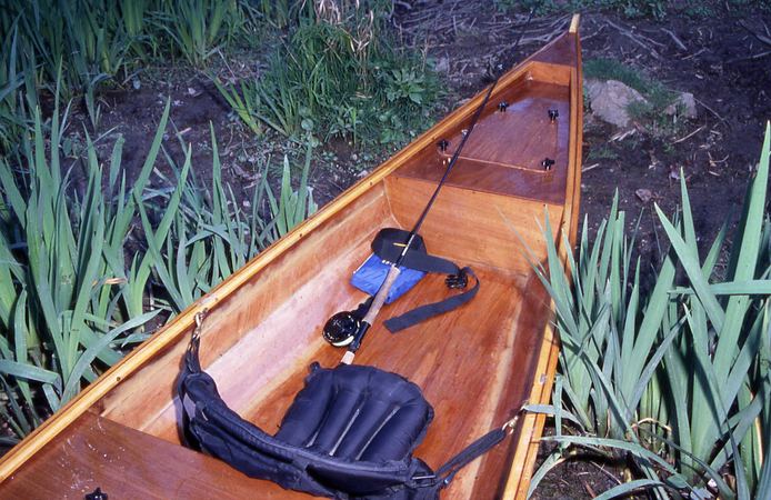 Strong sturdy canoe for fishing from