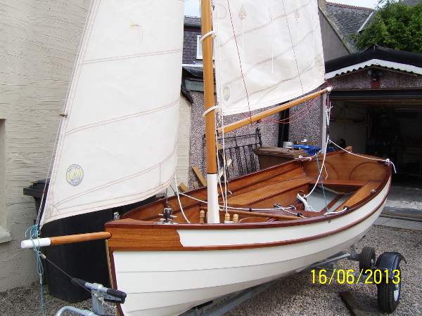 Fyne Four lightweight clinker sailing dinghy