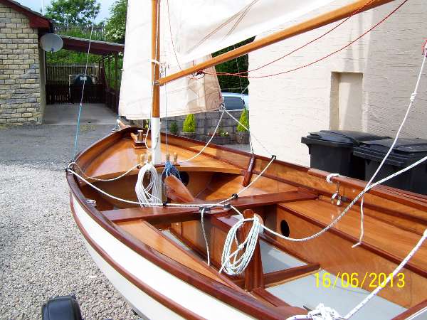 Fyne Four lightweight clinker sailing dinghy
