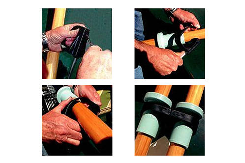 Fitting the Gaco snap-on rowlocks to your oars