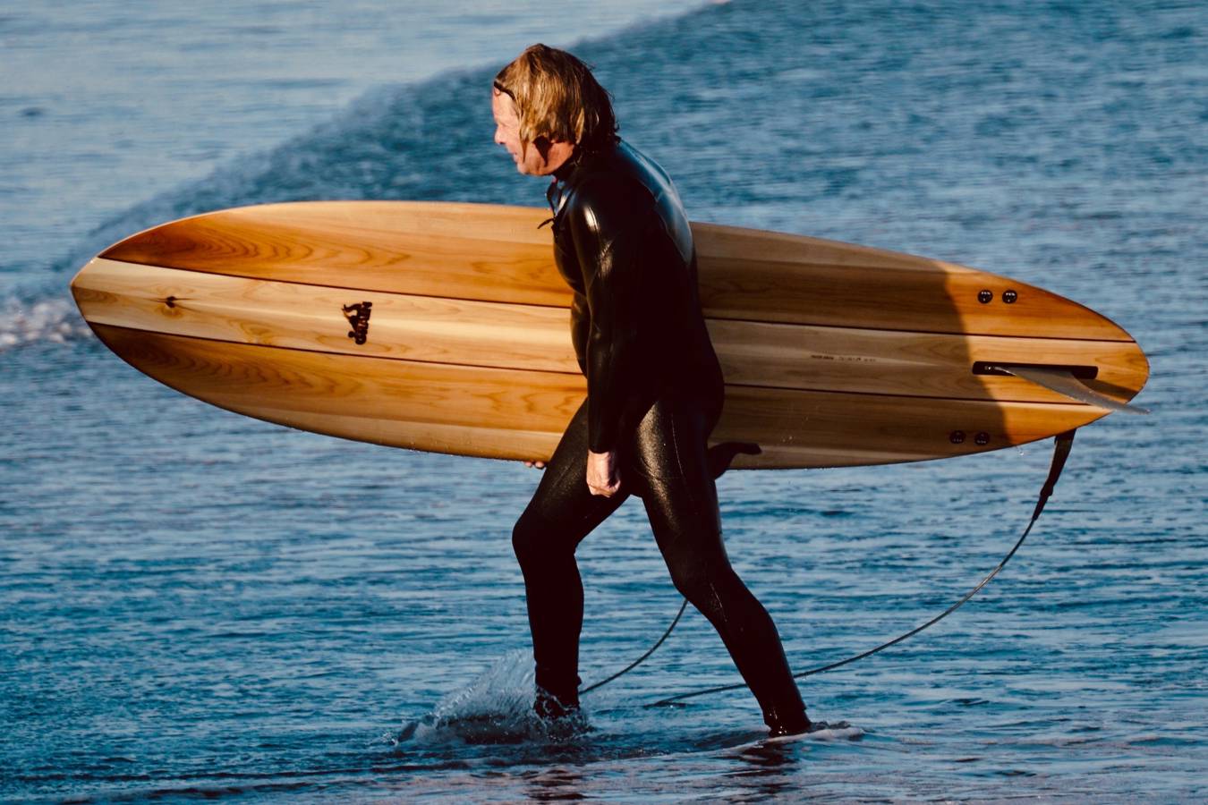 Sapling hollow wooden surfboard