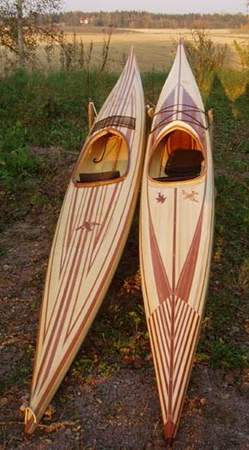 Guillemot cedar-strip sea kayak