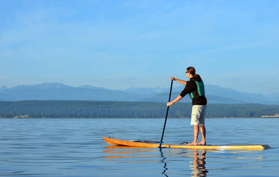 Kaholo 14 wooden SUP - stand-up paddleboard
