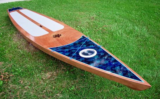 Kaholo paddle board with non-slip foam flooring