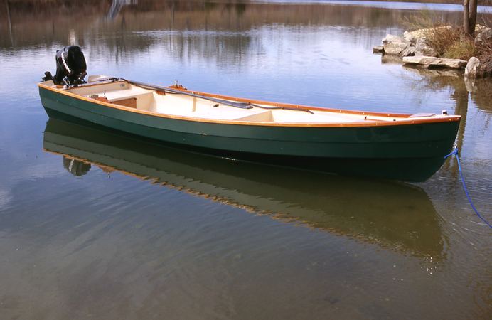 Home built fishing motor boat from plans - Lutra Laker
