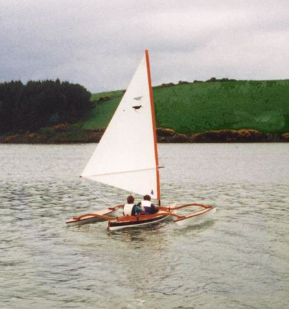 High performances are possible from these sailing canoe outrigger floats
