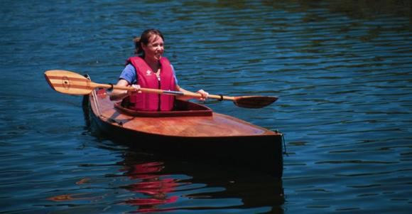 Easy to build stable DIY canoe or kayak with a large cockpit