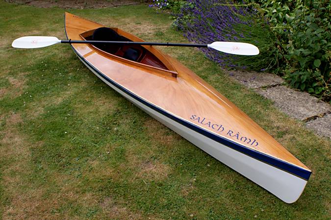 The Mill Creek 13 is a solo recreational wooden kayak built from a kit