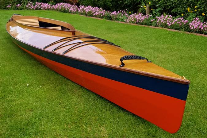 The Mill Creek 16.5 has the style of a traditional decked wooden canoe