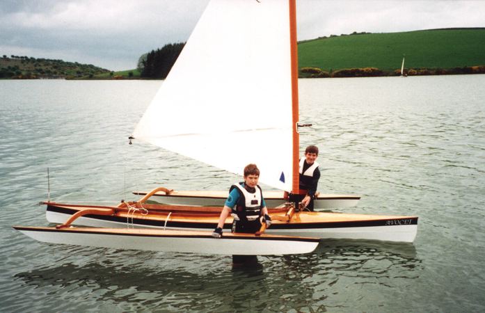 Outrigger Sailing Canoe
