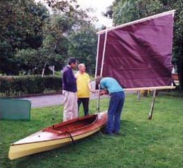 An easy to build versatile kayak that can be sailed or rowed or paddled
