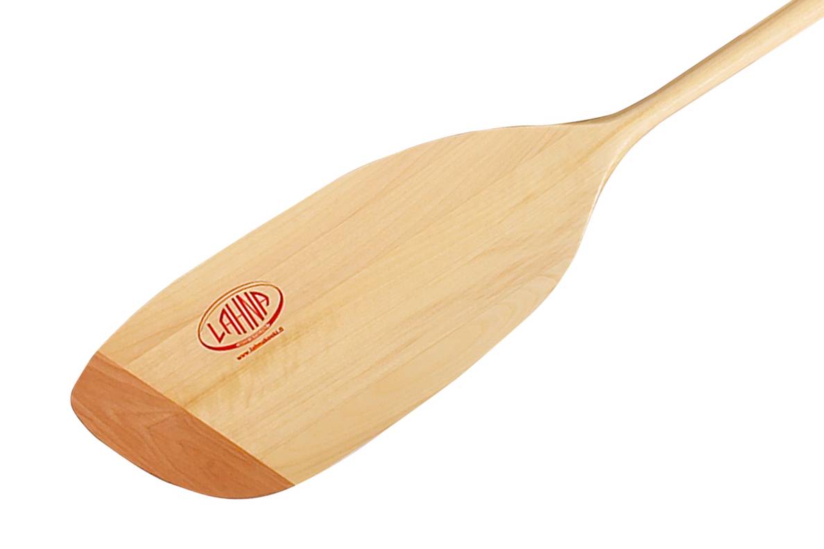 Lahnakoski Cajak wooden kayak paddle - blade closeup
