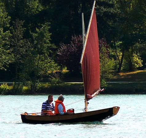 A great family day out in a home made Passagemaker sailing boat