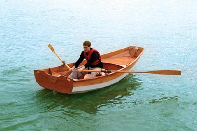 A home built Passagemaker rowing boat