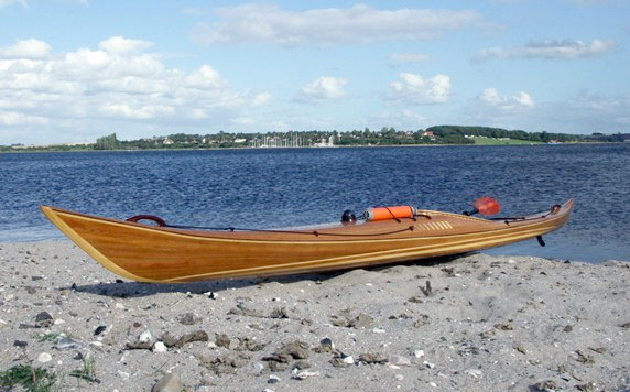 Petrel cedar strip sea kayak