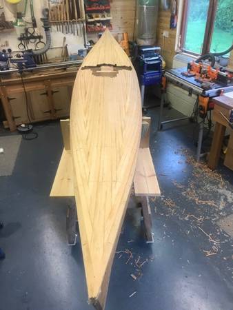 Building the Petrel Play cedar-strip wooden sea kayak