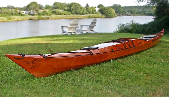 Petrel 17 ft stitch-and-glue sea kayak