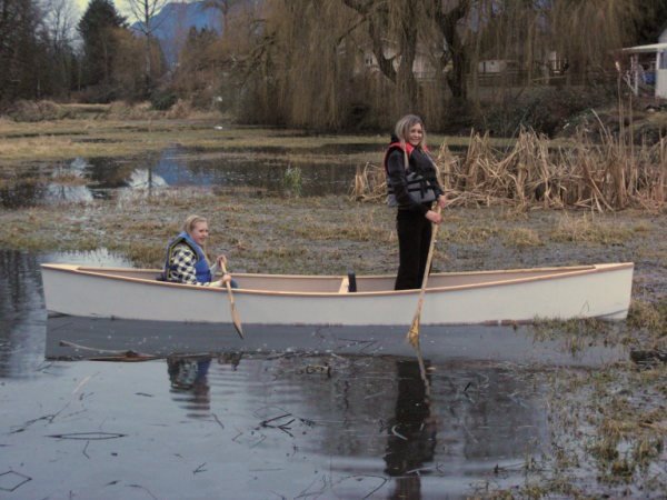 Michael Storer's Quick canoe has good stability