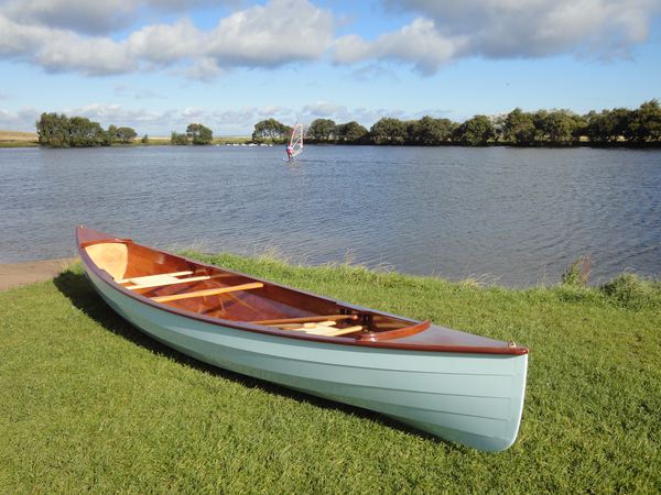 Sassafras canoe that is easily built from a Fyne Boat Kit
