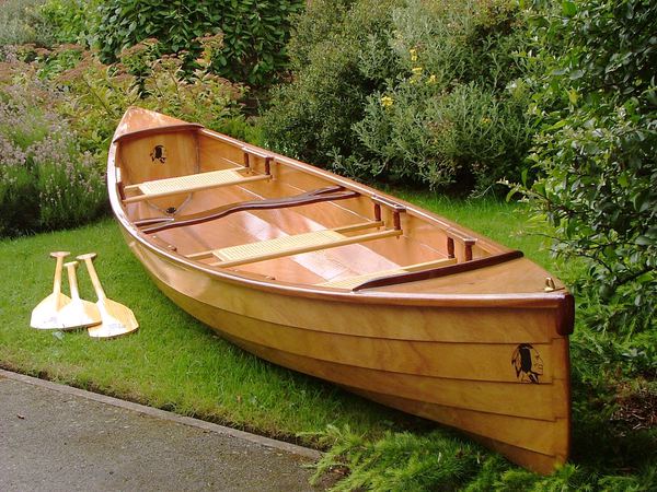 Three seats in a Sassafras home built canoe