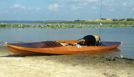 Wooden Sit On Top Kayak