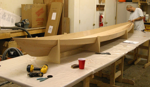 Wooden kayak build - Sea Island Sport