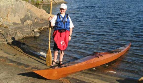 Build yourself a 14 foot Shearwater sea kayak from a kit