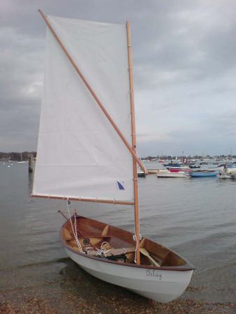 Skerry sailing boat built from a Fyne kit