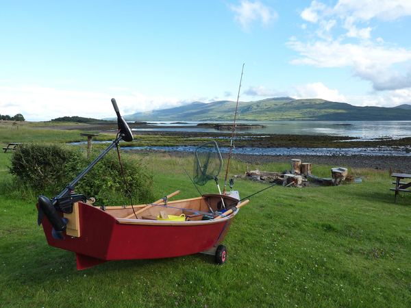 Far from the madding crowds in a Skiff from Fyne Boat Kits