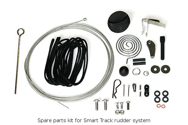 A comprehensive set of spare parts for all components of the Smart Track rudder system