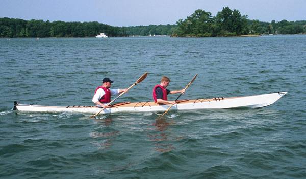 Two seat sea kayak