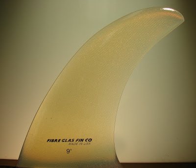 Longboard fin by Fibre Glas Fin Co