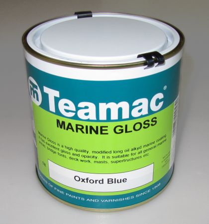 High quality Teamac marine gloss paint with excellent opacity and adhesion for finishing your boat, canoe or kayak