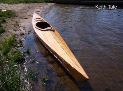 The Venture 14 is a short and sporty wood-strip sea kayak for shorter paddlers