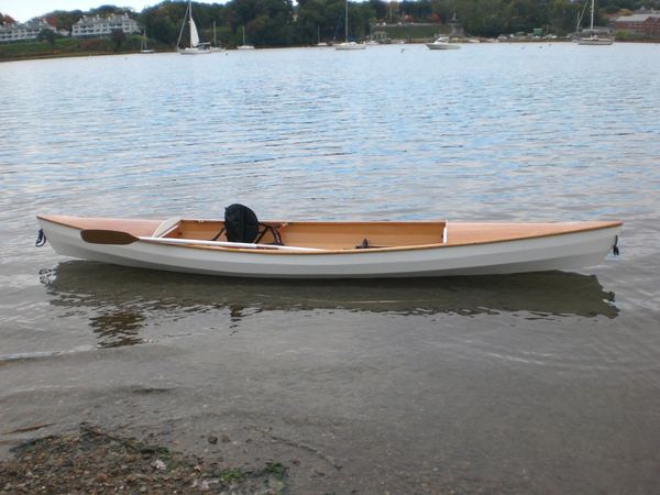 Builder is very proud of his canoe built from the Fyne Boat Kit plans
