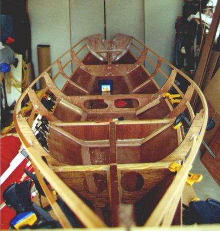 Building rowing boat Joansa from the plans