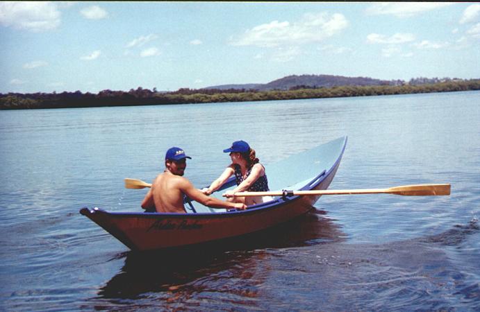 Self build rowing boat Welsford Light Dory from Fyne Boat Kits