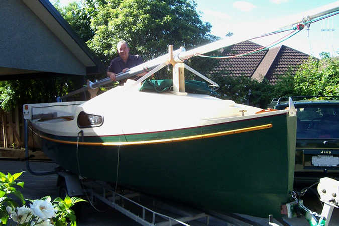 Self build sailing camp cruiser from Fyne Boat Kits