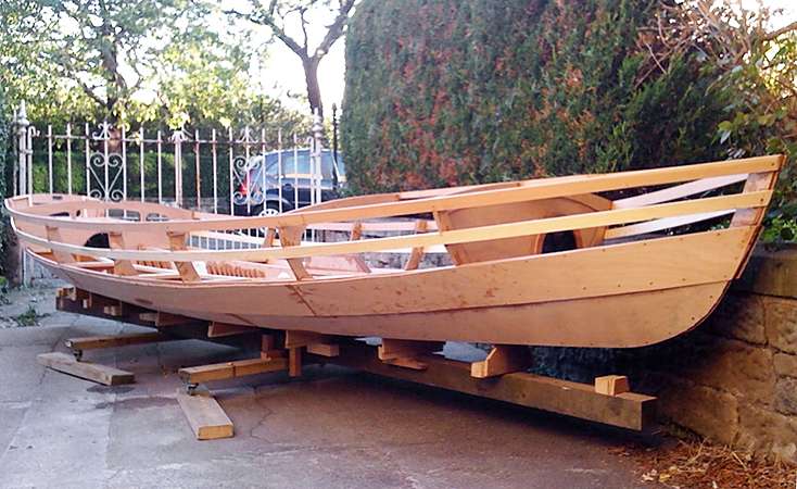 Welsford Walkabout sailing dinghy build